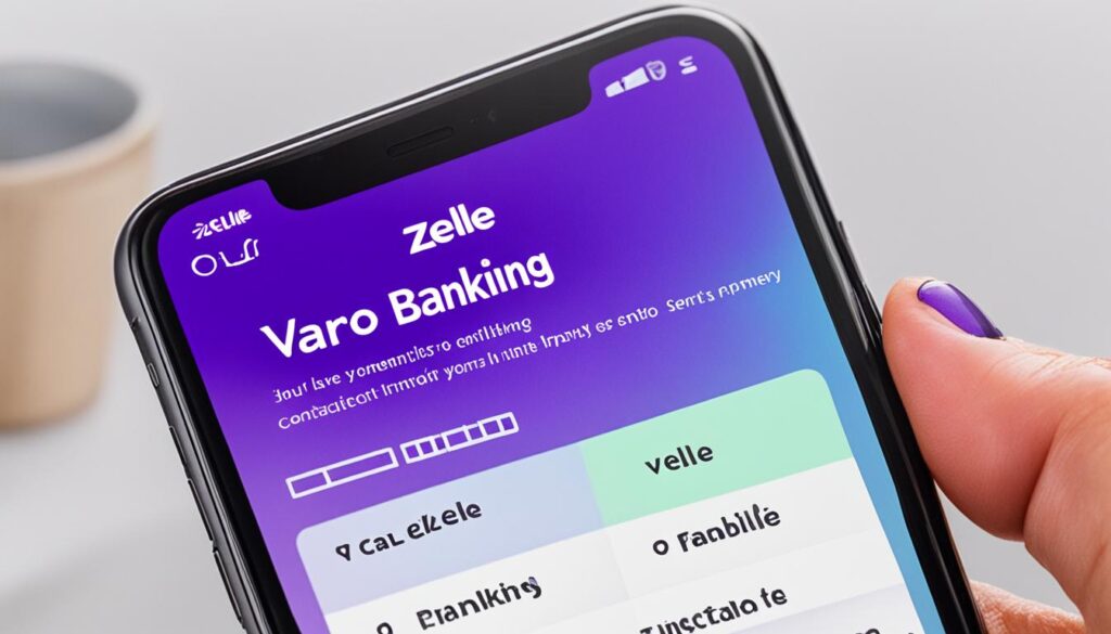 Varo App Zelle Interface
